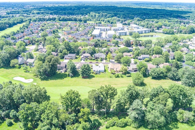 5608 Lynx Dr, Westerville, OH 43081 - aerial view of property and surrounding area featuring a local golf course and a large body of water