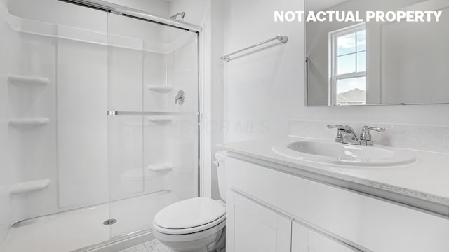1415 Gimbles Dr, Columbus, OH 43223 - full bath with a shower stall and vanity