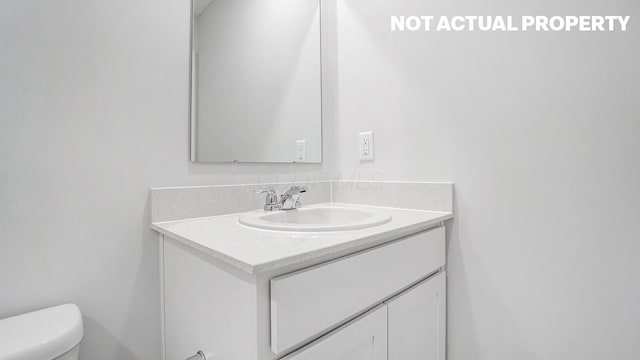 1415 Gimbles Dr, Columbus, OH 43223 - bathroom featuring vanity and toilet