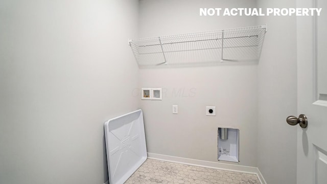 1415 Gimbles Dr, Columbus, OH 43223 - washroom with hookup for an electric dryer and hookup for a washing machine