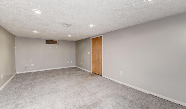 2761-2763 Blendon Woods Blvd, Columbus, OH 43231 - carpeted spare room featuring a textured ceiling and recessed lighting