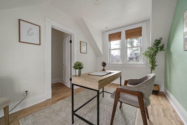 442 Thurman Ave, Columbus, OH 43206 - office featuring light wood-style flooring and baseboards