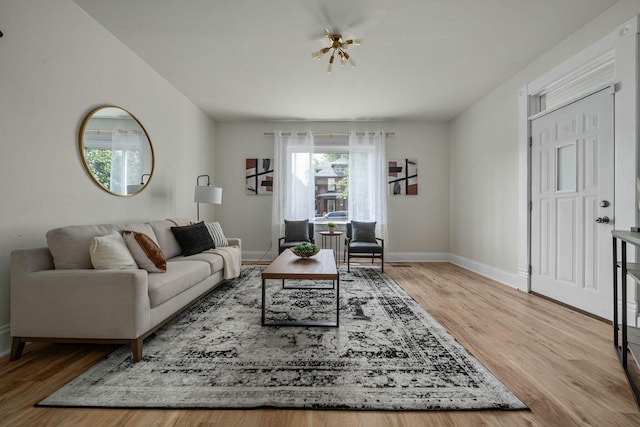 442 Thurman Ave, Columbus, OH 43206 - living area with wood finished floors