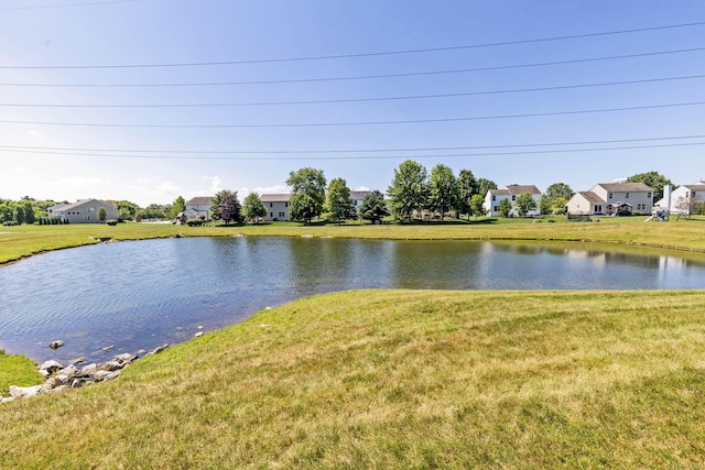 1626 Geranium Dr, Lewis Center, OH 43035 - water view with nearby suburban area