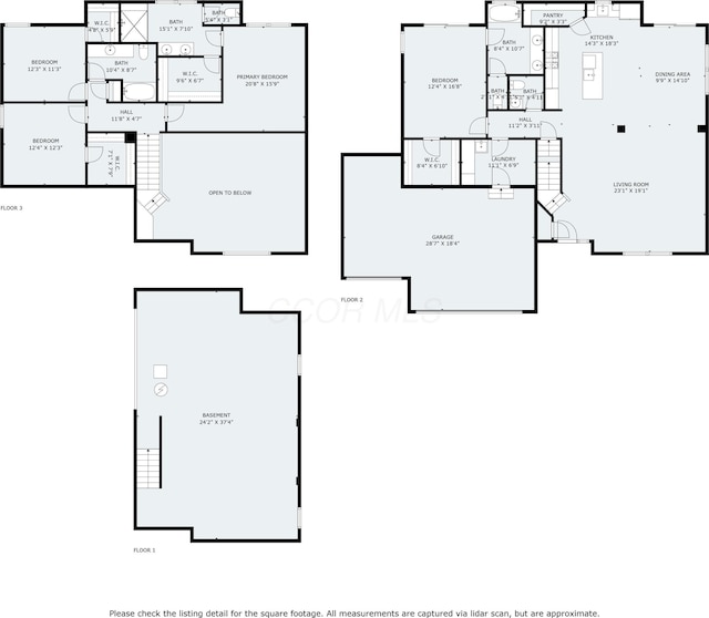 1626 Geranium Dr, Lewis Center, OH 43035 - view of property floor plan