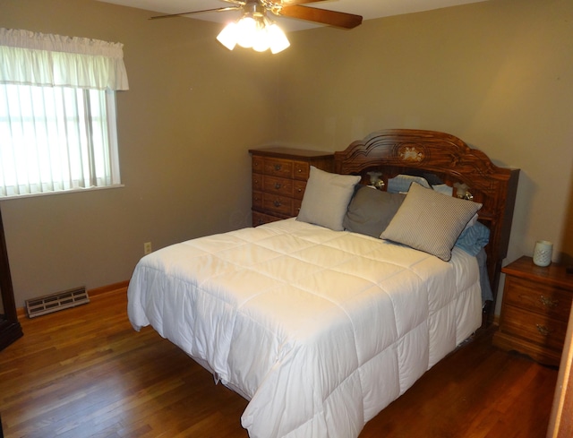 1766 Thrailkill Rd, Grove City, OH 43123 - bedroom with wood finished floors and a ceiling fan