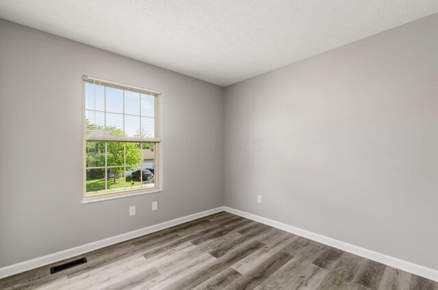 5727 Sundial Dr, Galloway, OH 43119 - empty room featuring wood finished floors and a textured ceiling