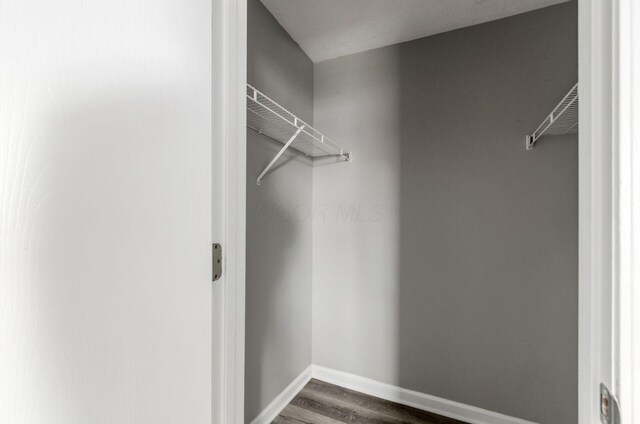 5727 Sundial Dr, Galloway, OH 43119 - spacious closet featuring dark wood-style floors