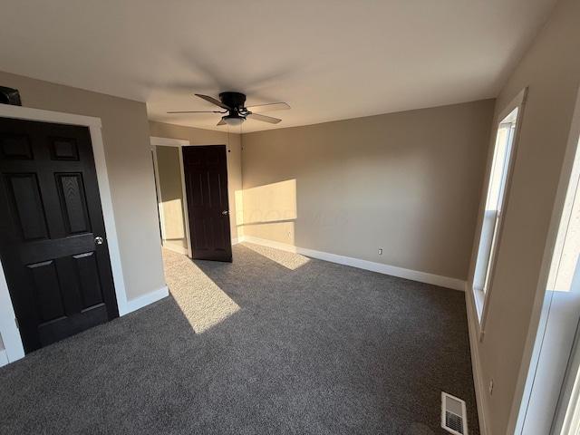 274 Woods Ave, Newark, OH 43055 - unfurnished bedroom with carpet floors and ceiling fan