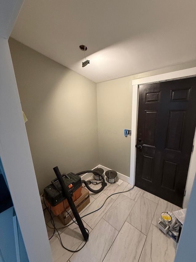 274 Woods Ave, Newark, OH 43055 - entryway featuring light marble finish flooring