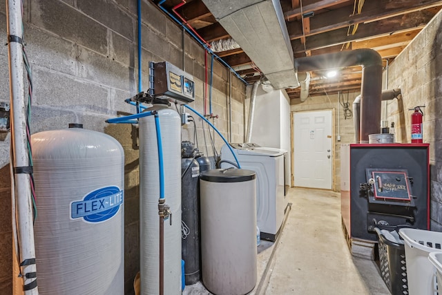 15586 Stump Run, Laurelville, OH 43135 - utility room featuring separate washer and dryer