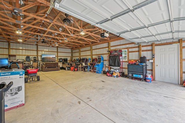 15586 Stump Run, Laurelville, OH 43135 - garage featuring a garage door opener