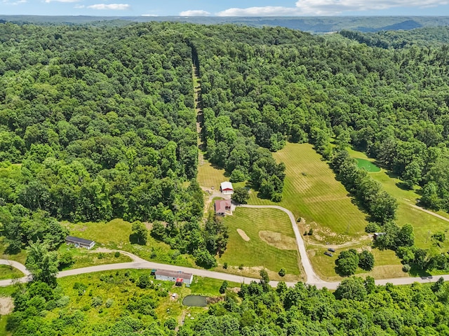 15586 Stump Run, Laurelville, OH 43135 - aerial view of a heavily wooded area