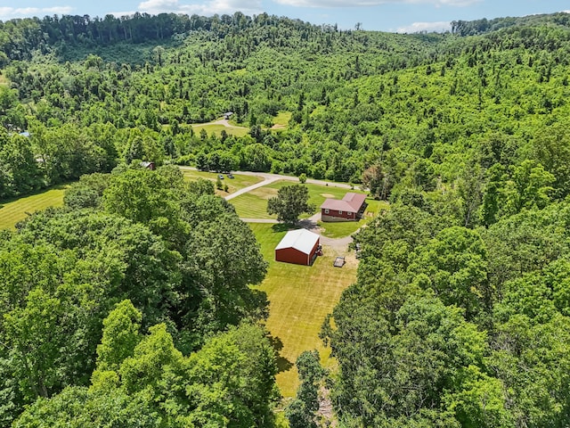 15586 Stump Run, Laurelville, OH 43135 - aerial view of a heavily wooded area