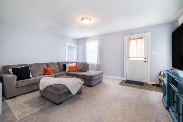 647 Harrison St, Washington Court House, OH 43160 - carpeted living area with plenty of natural light
