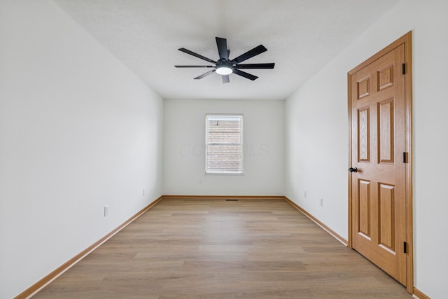 6872 Spring Bloom Dr, Canal Winchester, OH 43110 - unfurnished room featuring a ceiling fan and light wood-type flooring