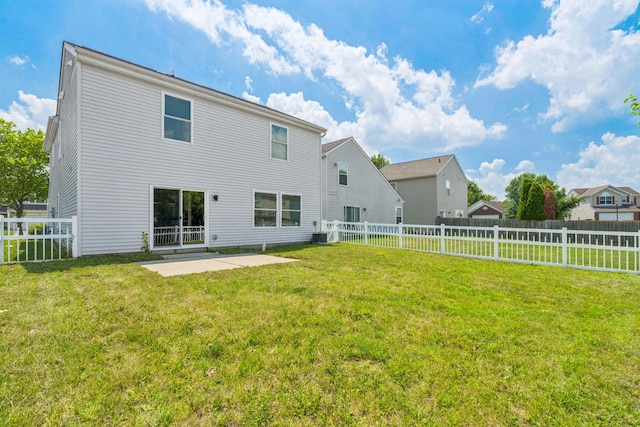 6872 Spring Bloom Dr, Canal Winchester, OH 43110 - back of house with a patio and a fenced backyard