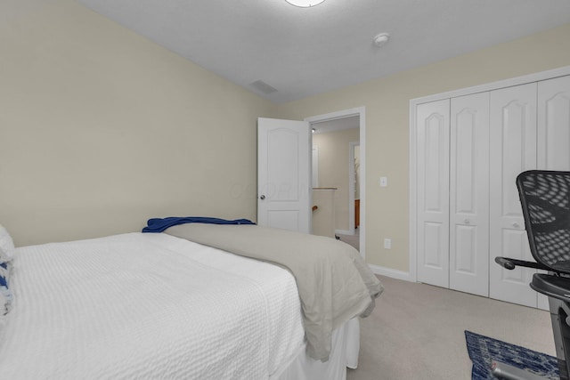 6277 Hudson Reserve Way, Westerville, OH 43081 - bedroom featuring light colored carpet and a closet