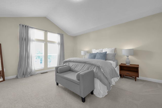 6277 Hudson Reserve Way, Westerville, OH 43081 - carpeted bedroom featuring vaulted ceiling and baseboards