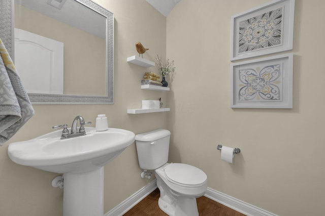 6277 Hudson Reserve Way, Westerville, OH 43081 - half bathroom with wood finished floors and baseboards