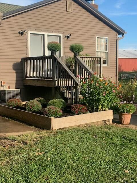 15326 Hartford Rd, Sunbury, OH 43074 - rear view of property with a lawn and a chimney