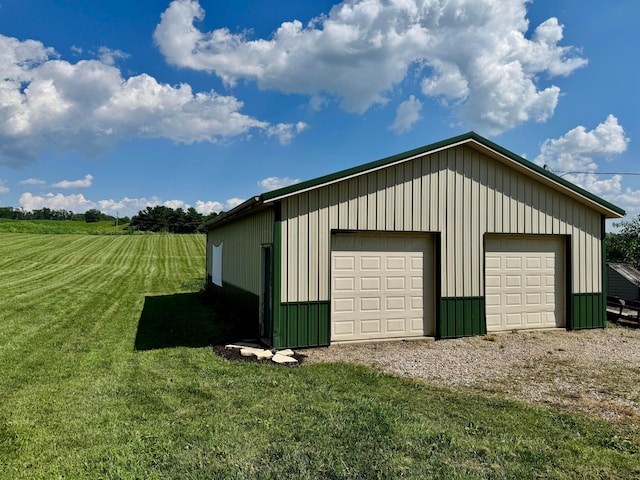 4640 Chillicothe Lancaster Rd SW, Lancaster, OH 43130 - detached garage featuring a rural view