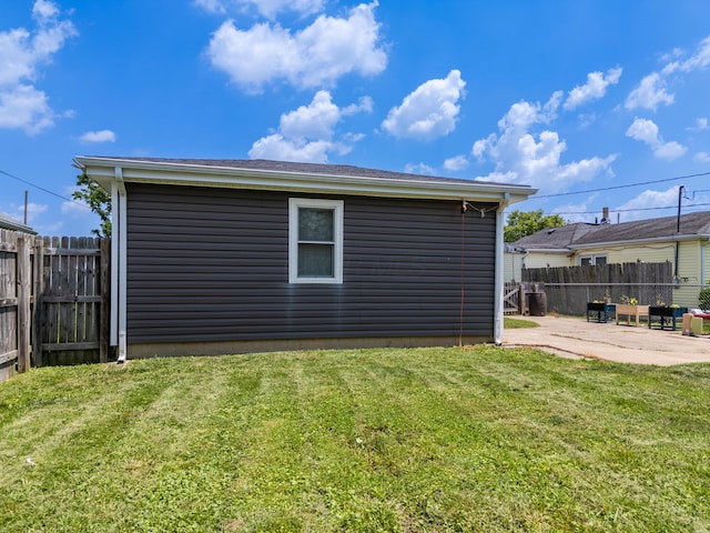 1221 S Main St, Washington Court House, OH 43160 - back of property with a patio area and a fenced backyard