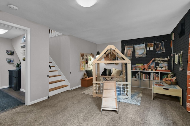 160 Wildwood Dr, Granville, OH 43023 - recreation room with carpet flooring and baseboards