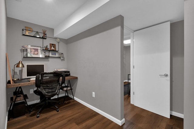160 Wildwood Dr, Granville, OH 43023 - office area with wood finished floors