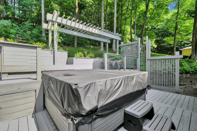 160 Wildwood Dr, Granville, OH 43023 - view of wooden terrace