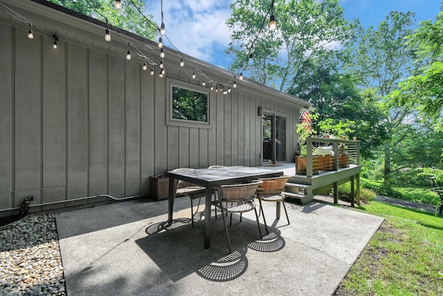 160 Wildwood Dr, Granville, OH 43023 - view of patio / terrace with outdoor dining space and a deck