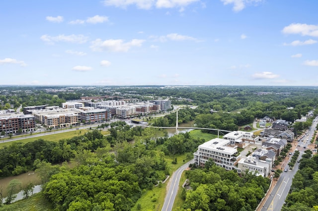 105 N Riverview St Unit 218, Dublin, OH 43017 - drone / aerial view of a large body of water and a tree filled landscape