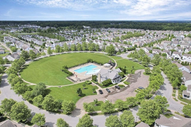 5985 Mcjessy Dr, Westerville, OH 43081 - aerial view of residential area featuring a pool