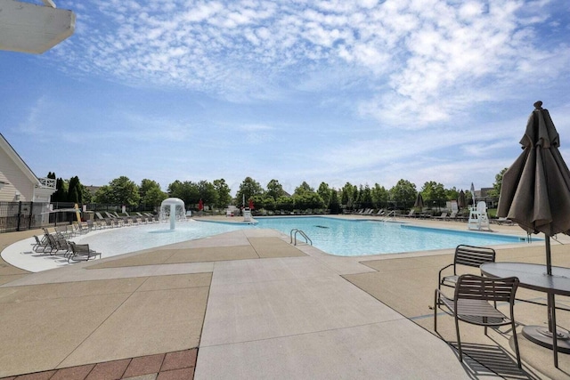 5985 Mcjessy Dr, Westerville, OH 43081 - community pool featuring a patio