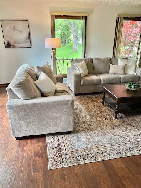 171 Ginder Rd NE, Lancaster, OH 43130 - living room featuring wood finished floors