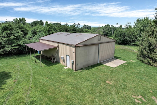 171 Ginder Rd NE, Lancaster, OH 43130 - view of pole building with a lawn
