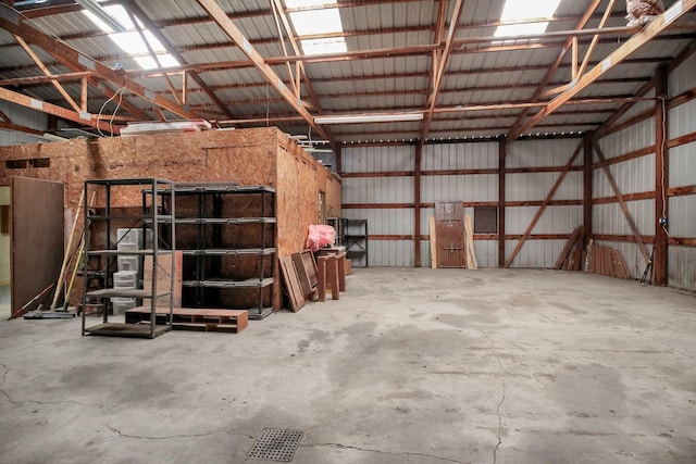 171 Ginder Rd NE, Lancaster, OH 43130 - garage with metal wall