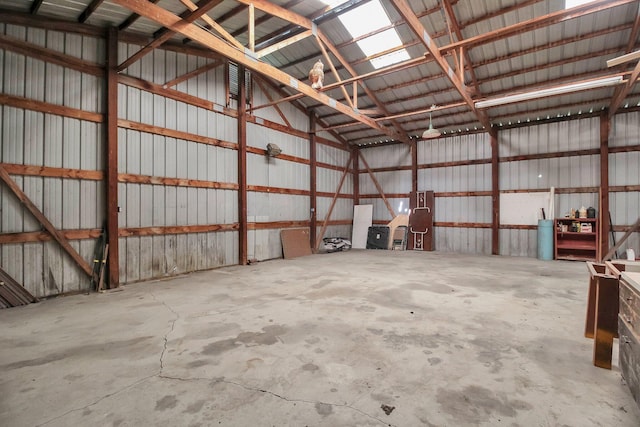 171 Ginder Rd NE, Lancaster, OH 43130 - garage with metal wall