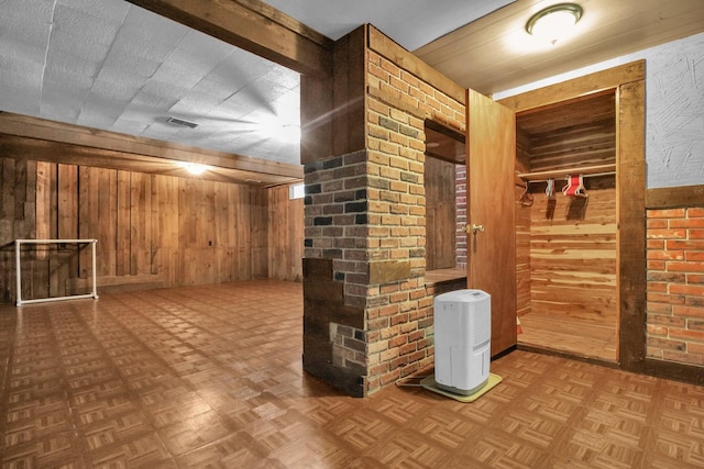 171 Ginder Rd NE, Lancaster, OH 43130 - finished below grade area with wooden walls