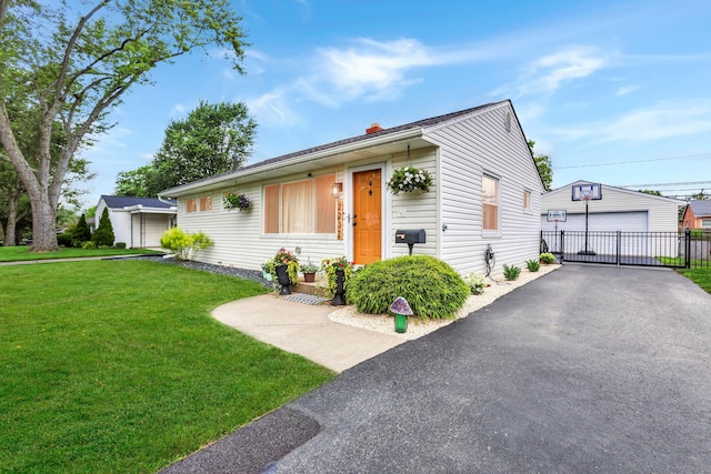 2232 Edgevale Rd, Upper Arlington, OH 43221 - view of front of house featuring an outbuilding, a chimney, and a detached garage