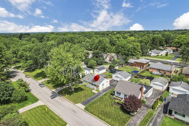 2232 Edgevale Rd, Upper Arlington, OH 43221 - aerial view of residential area with a forest