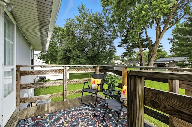 2190 Lendale Dr, Lancaster, OH 43130 - view of wooden deck