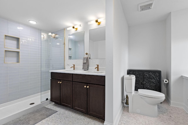 50 W Broad St Unit 3401, Columbus, OH 43215 - full bath featuring double vanity and tiled shower