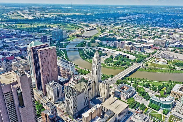 50 W Broad St Unit 3401, Columbus, OH 43215 - view of urban area featuring a nearby body of water and a notable bridge