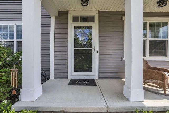 7263 Yarrow Run Rd, Plain City, OH 43064 - view of exterior entry featuring covered porch