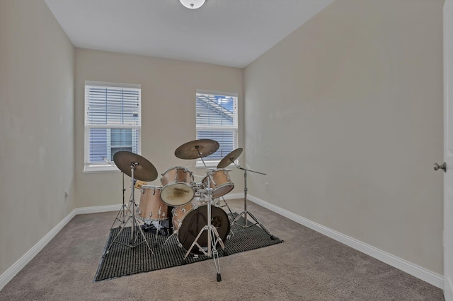 7263 Yarrow Run Rd, Plain City, OH 43064 - carpeted dining room with baseboards