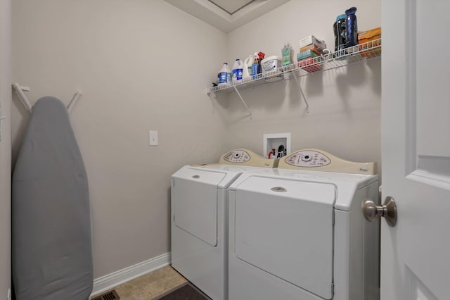 7263 Yarrow Run Rd, Plain City, OH 43064 - washroom featuring washer and clothes dryer and baseboards