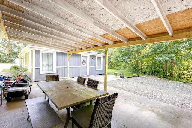9020 Kinney Rd, Mount Vernon, OH 43050 - view of patio / terrace with outdoor dining area