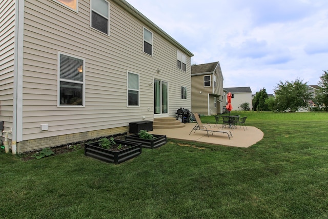 9065 Strawser St, Orient, OH 43146 - back of property with a patio area and a yard