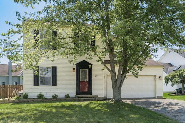 277 Plum Run Ct, Commercial Point, OH 43116 - obstructed view of property with driveway and a garage
